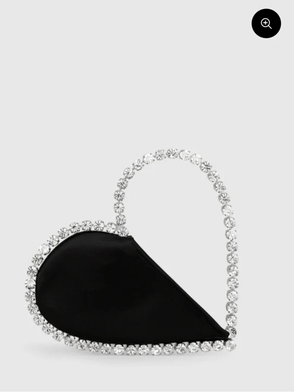 NWOT L’alingi BLACK LOVE CRYSTAL CLUTCH